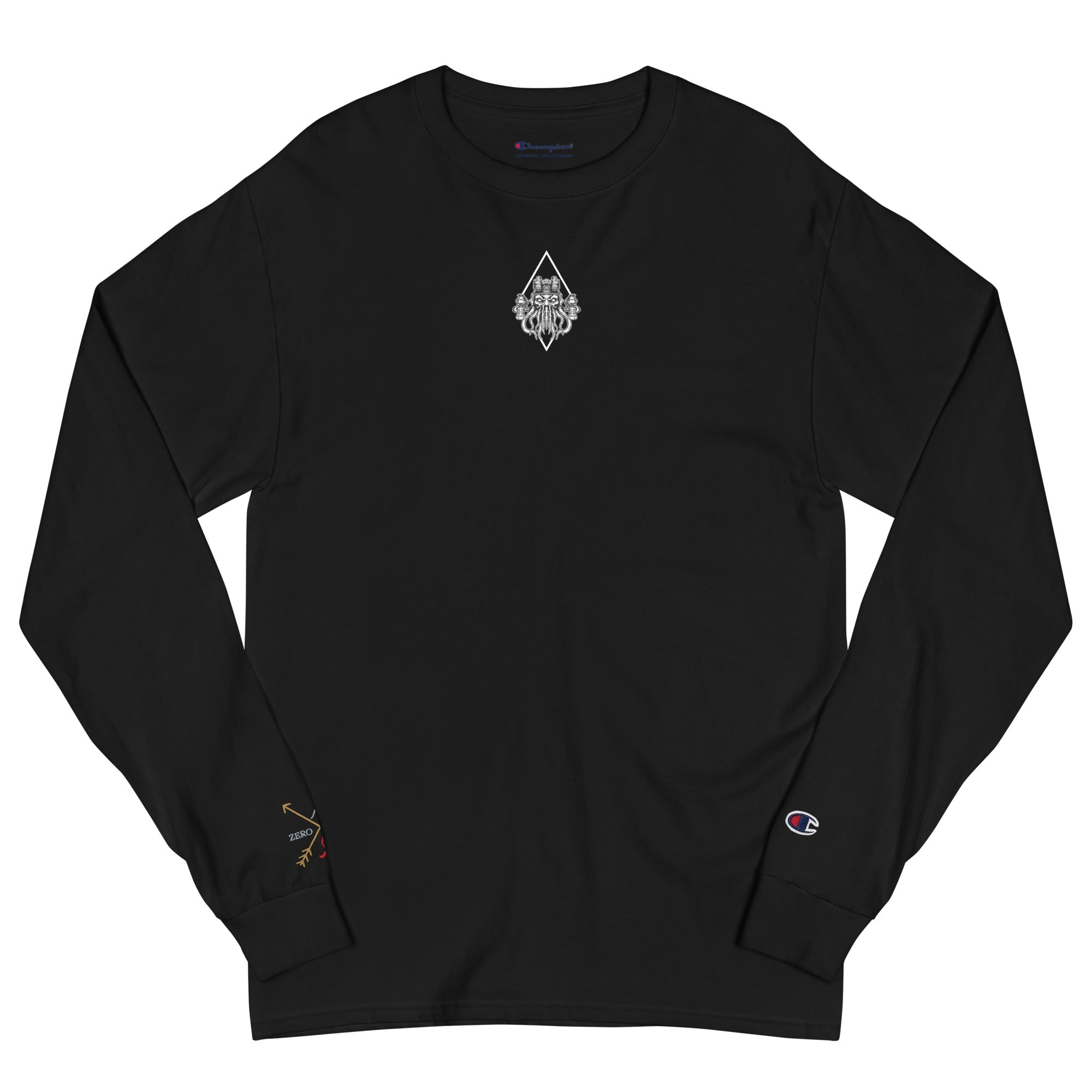 Deep Signal Men's Champion Long Sleeve Shirt - Zero One Concepts