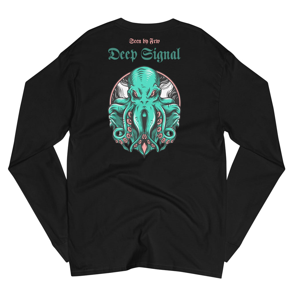 Deep Signal Men's Champion Long Sleeve Shirt - Zero One Concepts