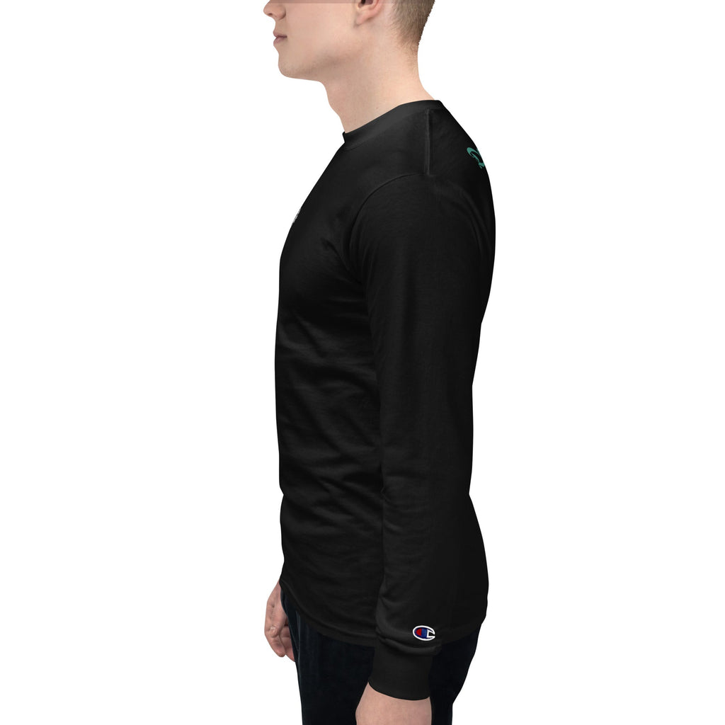 Deep Signal Men's Champion Long Sleeve Shirt - Zero One Concepts