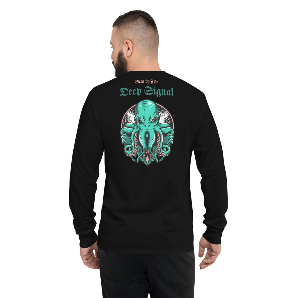 Deep Signal Men's Champion Long Sleeve Shirt - Zero One Concepts