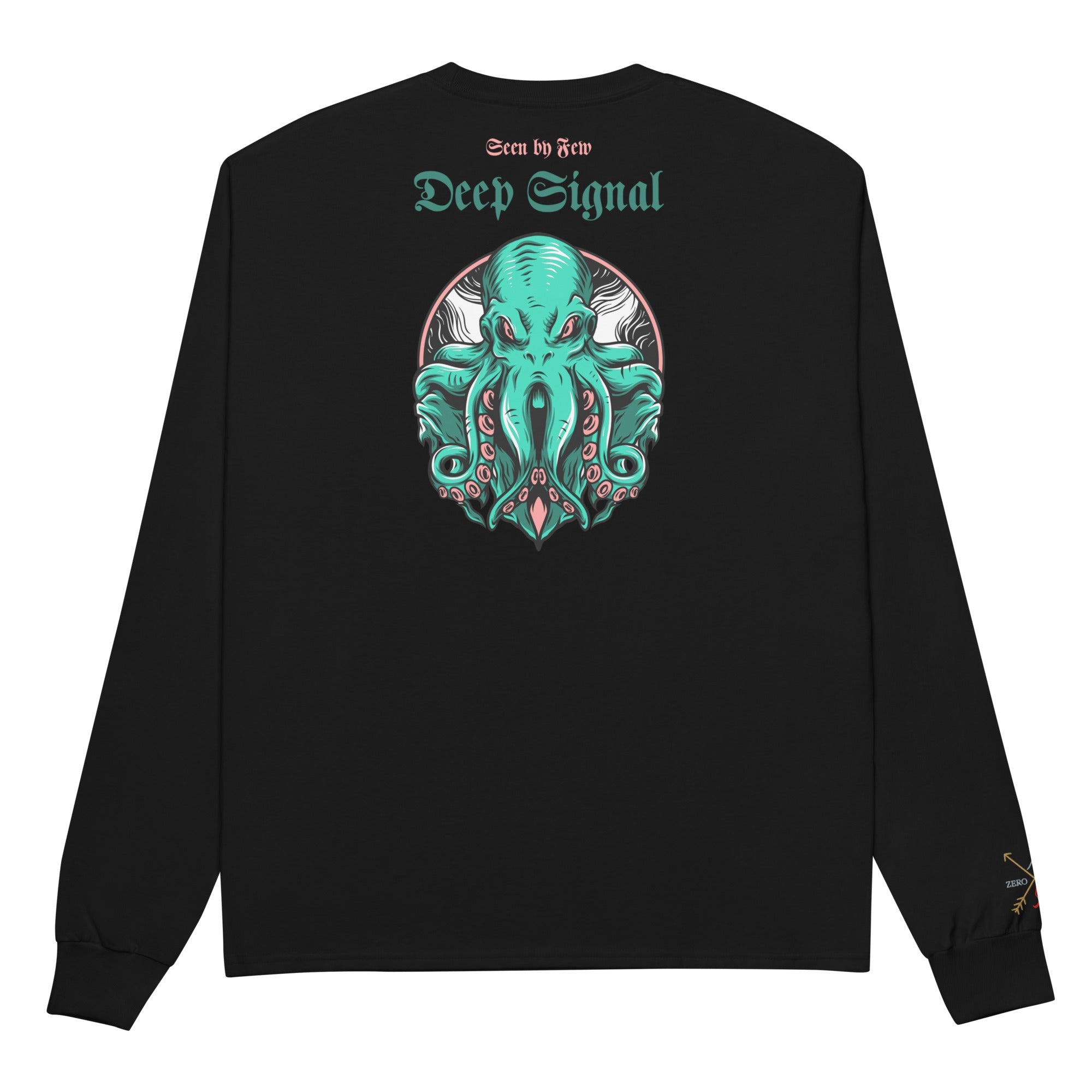 Deep Signal Men's Champion Long Sleeve Shirt - Zero One Concepts