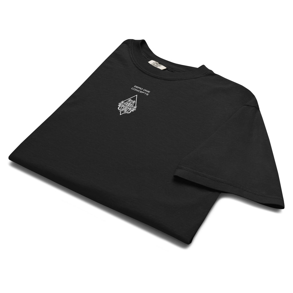 Garment - dyed Heavyweight T-shirt - Zero One Concepts