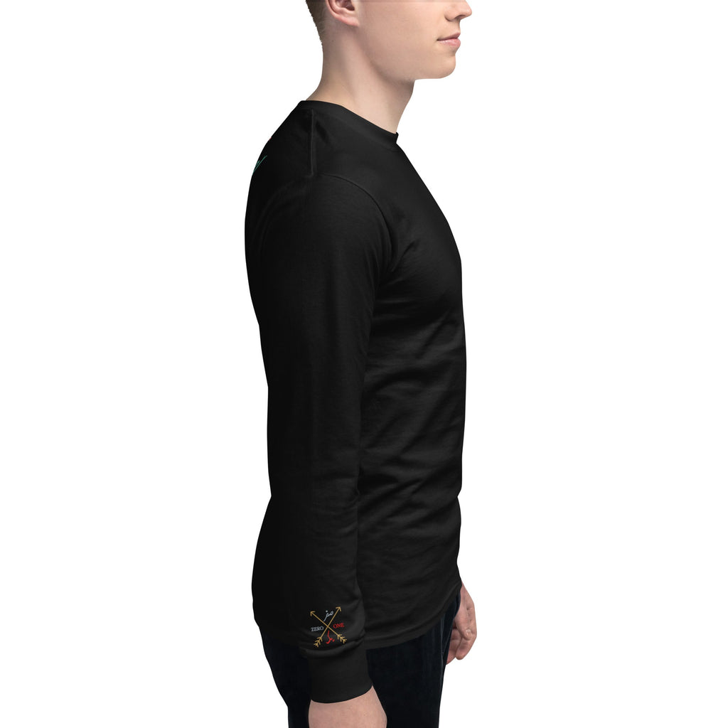 Deep Signal Men's Champion Long Sleeve Shirt - Zero One Concepts