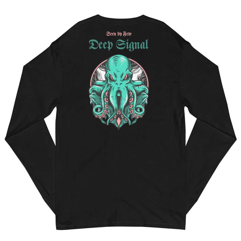Deep Signal Men's Champion Long Sleeve Shirt - Zero One Concepts