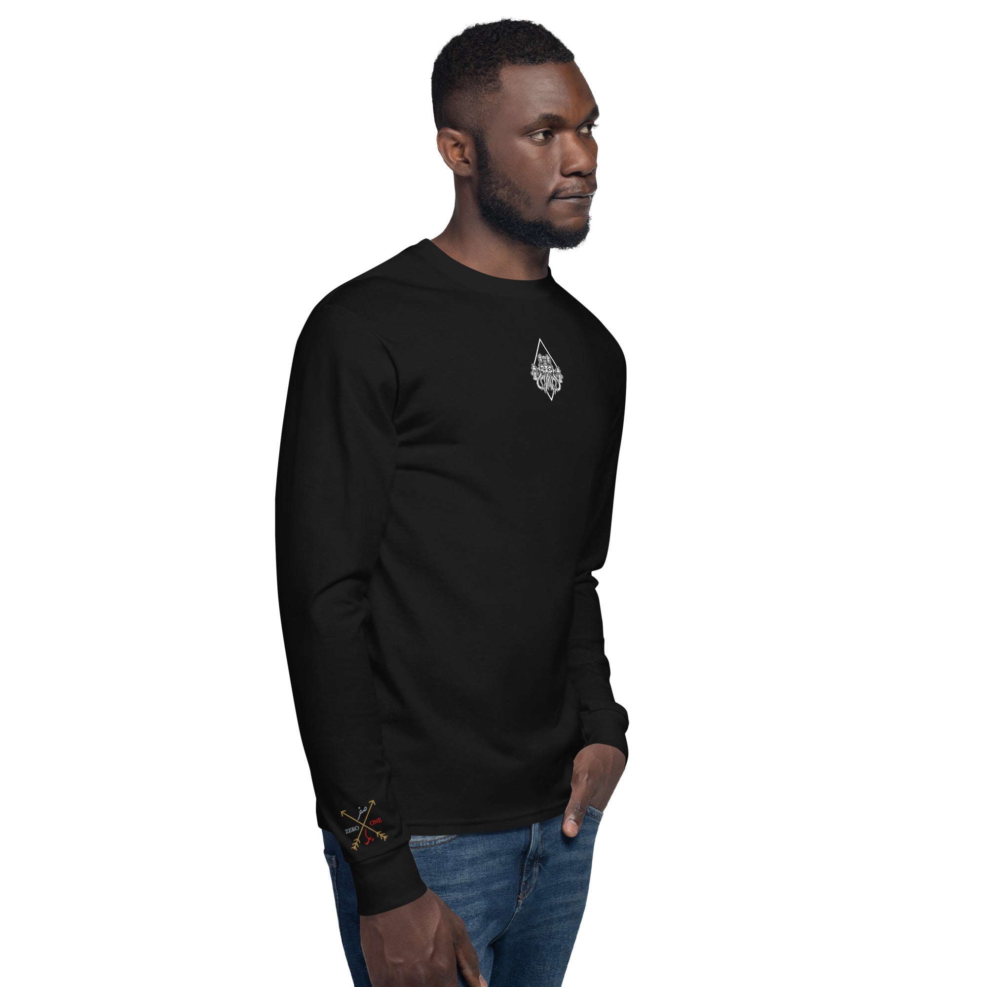 Deep Signal Men's Champion Long Sleeve Shirt - Zero One Concepts