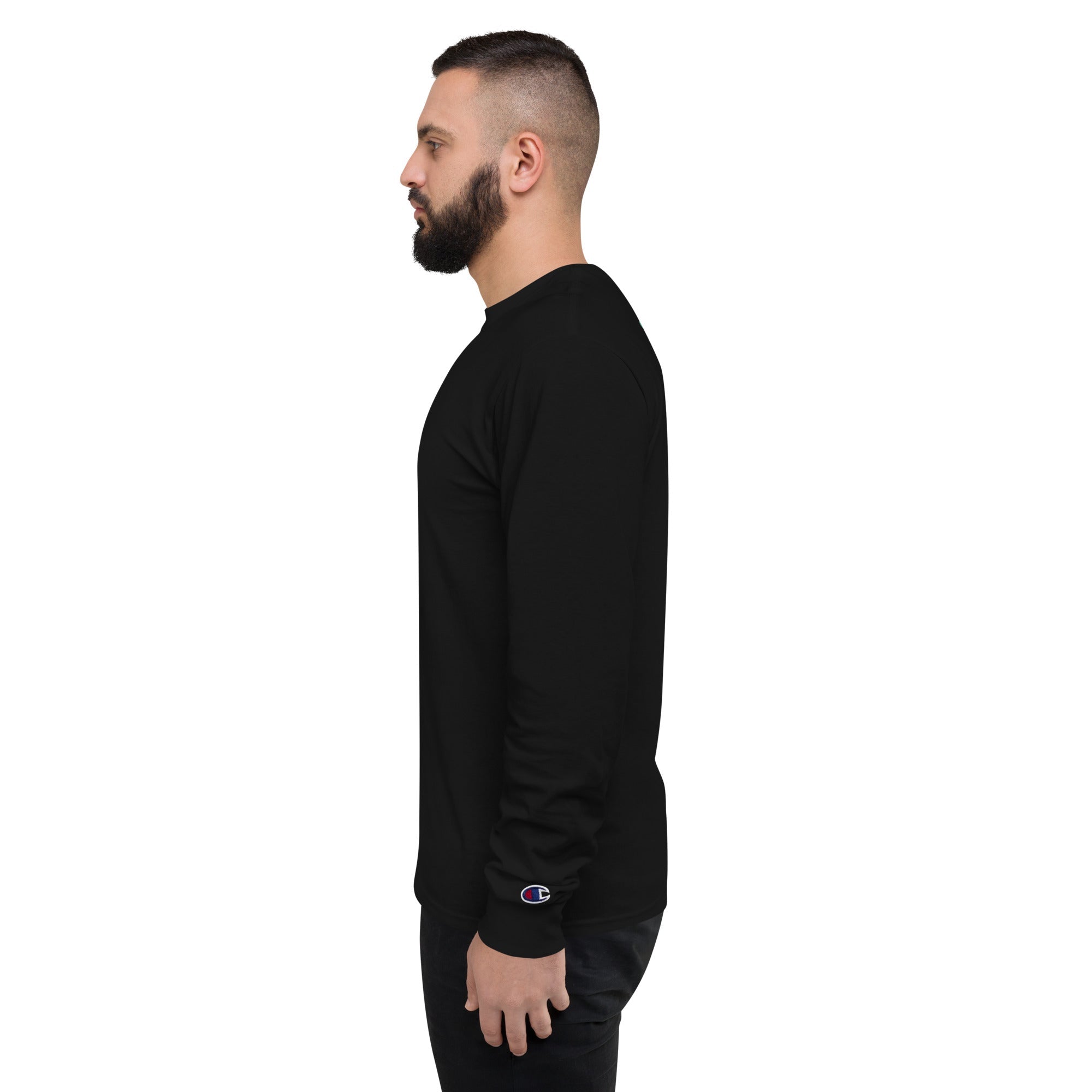 Deep Signal Men's Champion Long Sleeve Shirt - Zero One Concepts
