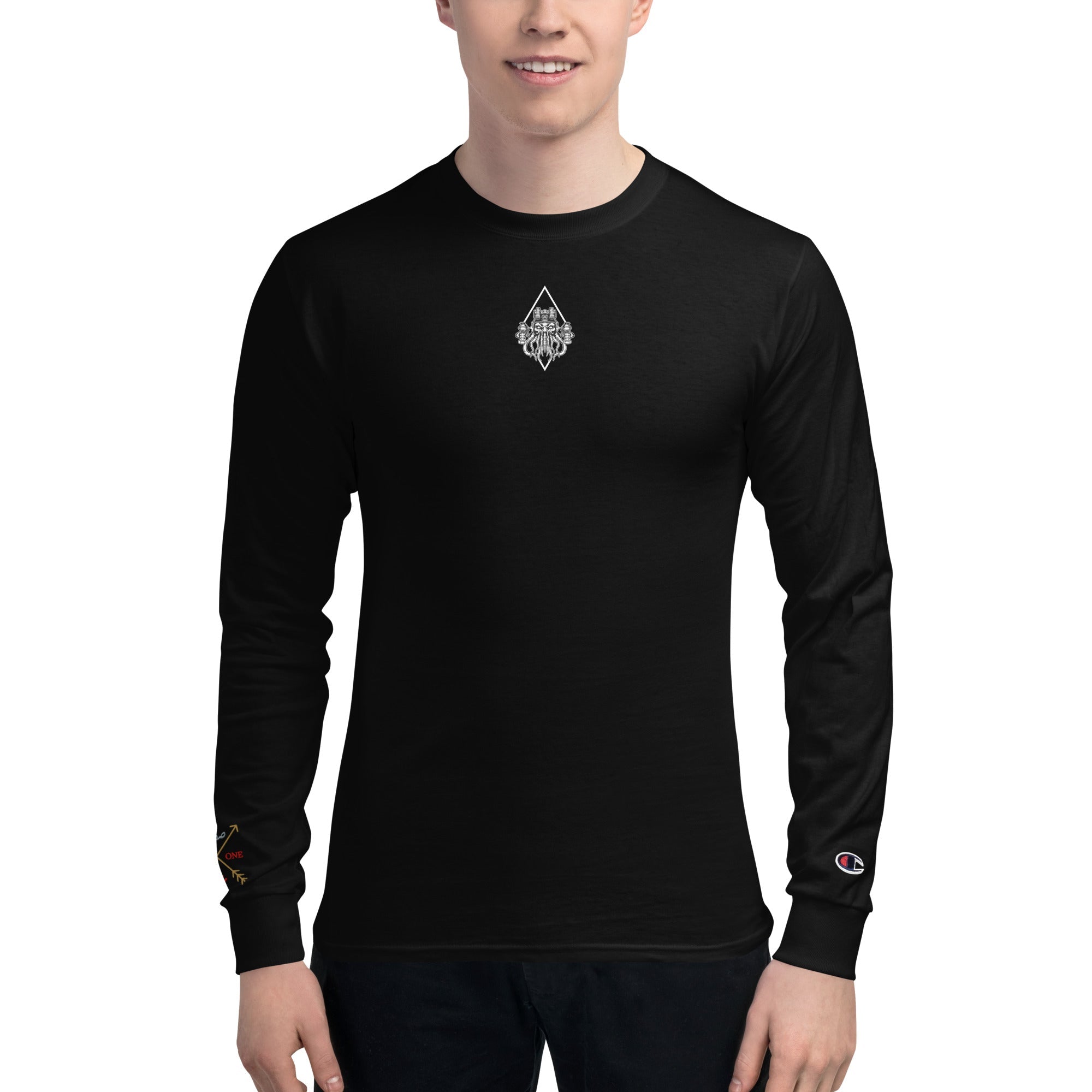 Deep Signal Men's Champion Long Sleeve Shirt - Zero One Concepts