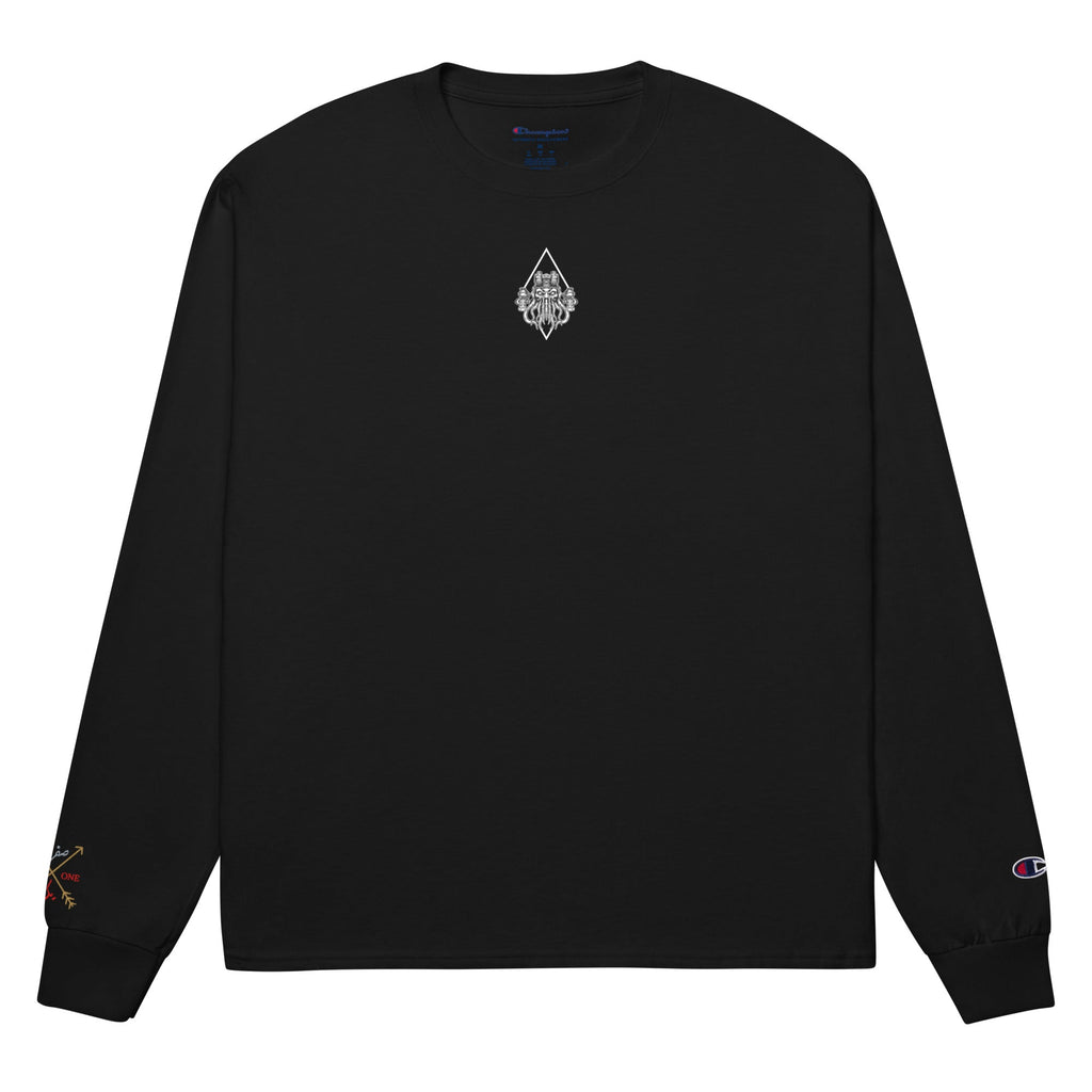 Deep Signal Men's Champion Long Sleeve Shirt - Zero One Concepts