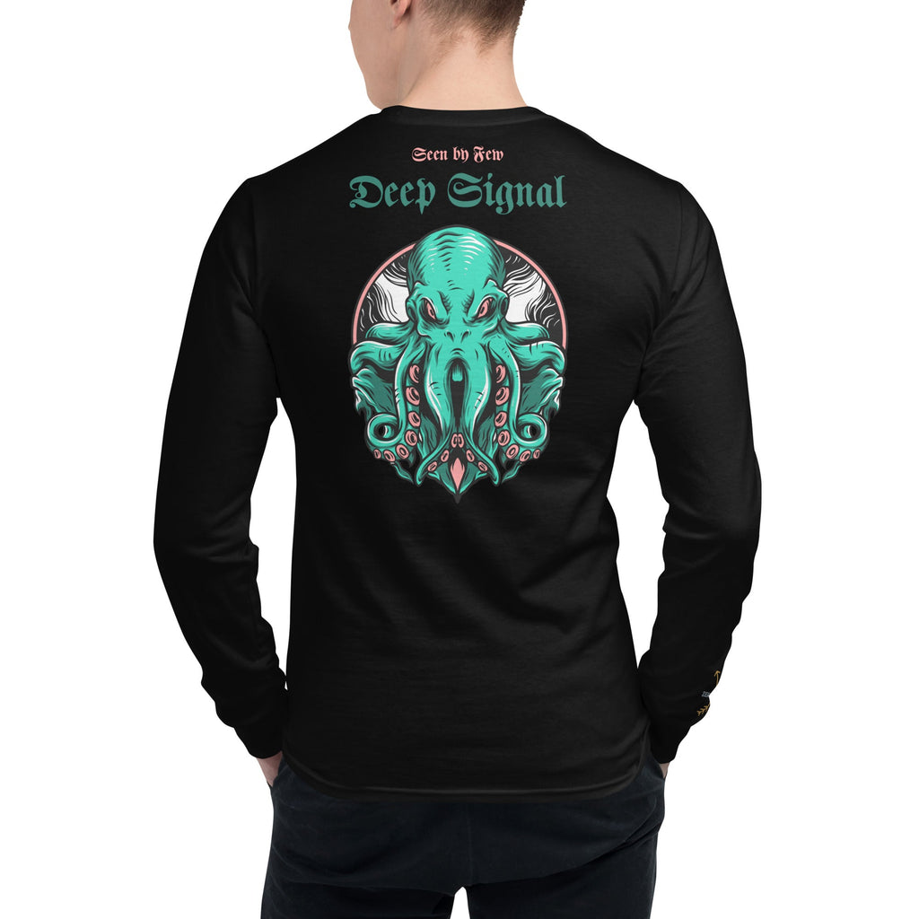 Deep Signal Men's Champion Long Sleeve Shirt - Zero One Concepts