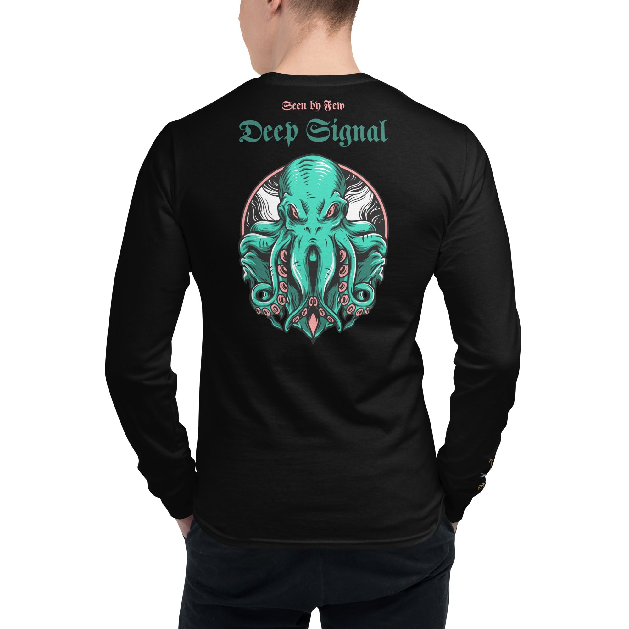 Deep Signal Men's Champion Long Sleeve Shirt - Zero One Concepts