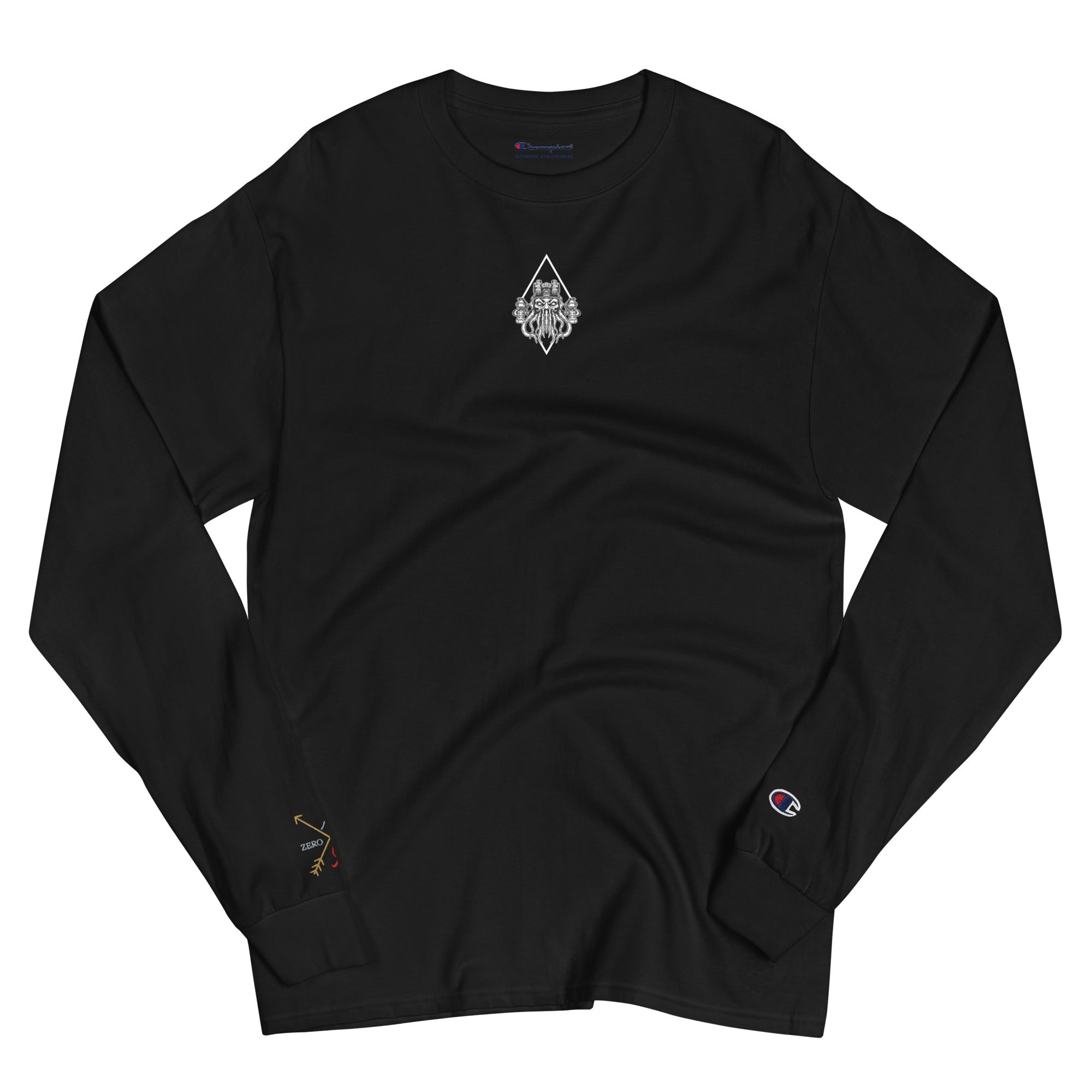 Deep Signal Men's Champion Long Sleeve Shirt - Zero One Concepts