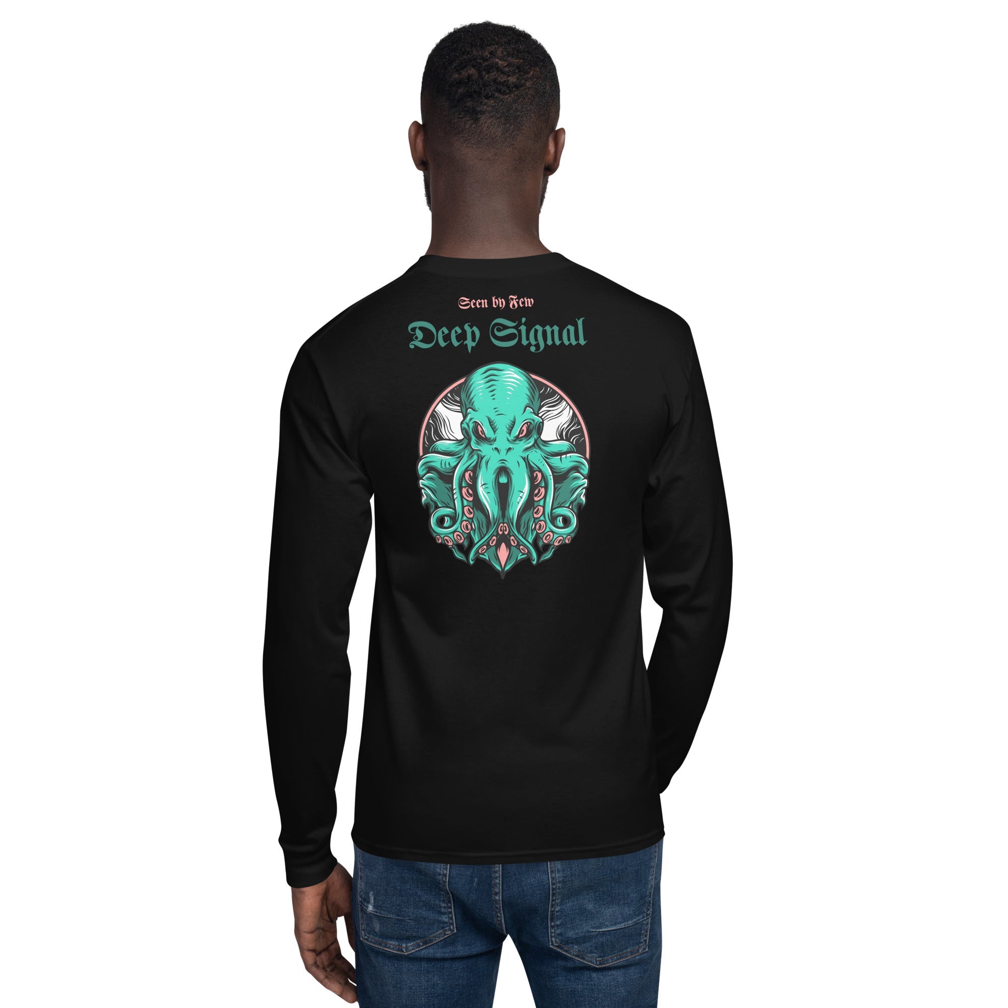 Deep Signal Men's Champion Long Sleeve Shirt - Zero One Concepts